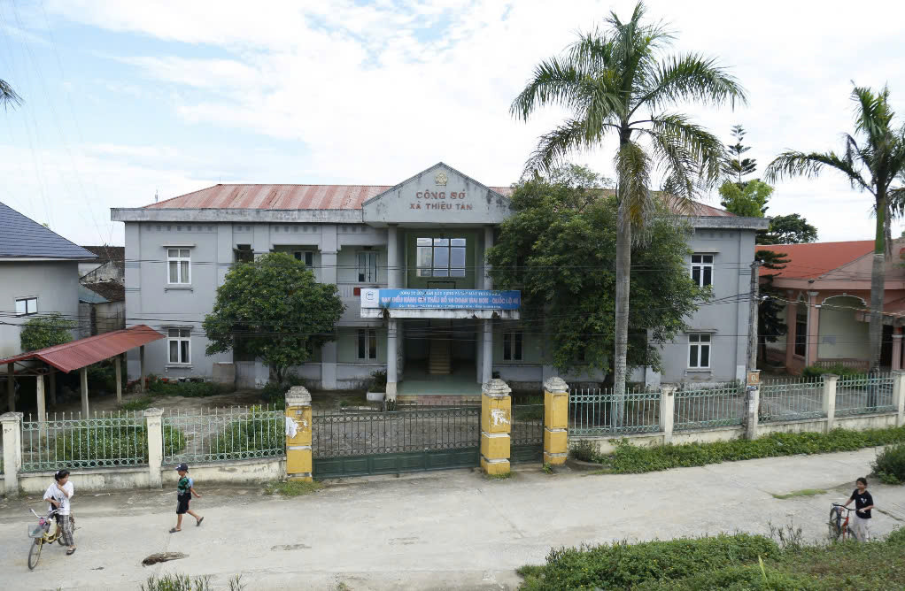 Công sở xã Thiệu Tân, huyện Thiệu Hoá (Thanh Hóa) bỏ không sau sáp nhập giai đoạn 1