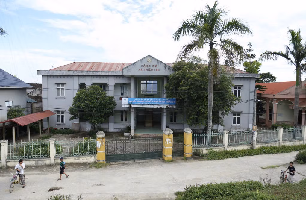 Công sở xã Thiệu Tân, huyện Thiệu Hoá (Thanh Hóa) bỏ không sau sáp nhập giai đoạn 1