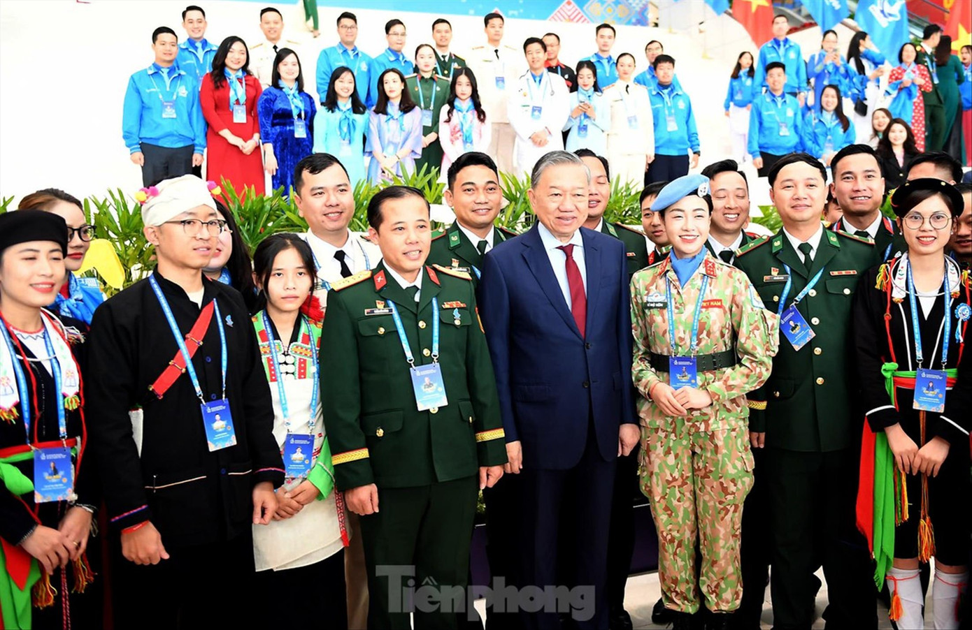 Tổng Bí thư Tô Lâm với các đại biểu dự Đại hội Hội LHTN Việt Nam lần thứ IX, nhiệm kỳ 2024 – 2029, tháng 12/2024. Ảnh: Như Ý Tổng Bí thư Tô Lâm với các đại biểu dự Đại hội Hội LHTN Việt Nam lần thứ IX, nhiệm kỳ 2024 – 2029, tháng 12/2024. Ảnh: Như Ý