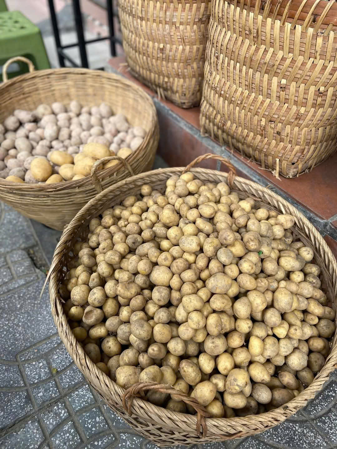 Khoai tây bi được giới thiệu “của người Dao trồng” bán ở Hà Nội Khoai tây bi được giới thiệu “của người Dao trồng” bán ở Hà Nội