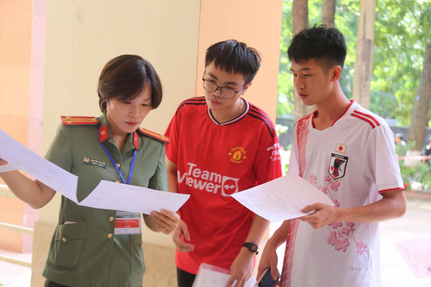 Thí sinh tham dự kì thi đánh giá năm 2024 của Bộ Công an. Ảnh: HOA BAN Thí sinh tham dự kì thi đánh giá năm 2024 của Bộ Công an. Ảnh: HOA BAN