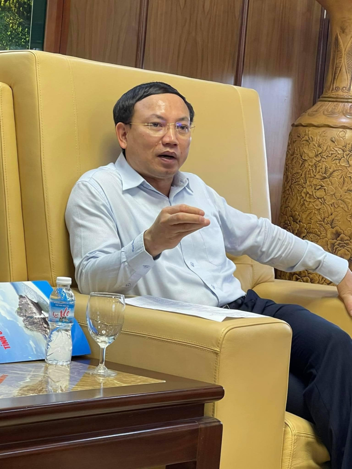 Ông Nguyễn Xuân Ký tại một hội nghị gặp mặt doanh nghiệp. Ảnh: Thanh Sơn Ông Nguyễn Xuân Ký tại một hội nghị gặp mặt doanh nghiệp. Ảnh: Thanh Sơn