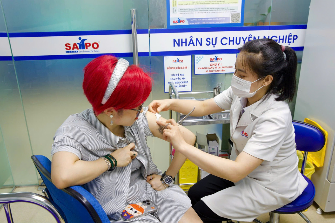 Hệ thống phòng tiêm chủng Safpo/Potec ngày càng nâng cao chất lượng dịch vụ Hệ thống phòng tiêm chủng Safpo/Potec ngày càng nâng cao chất lượng dịch vụ