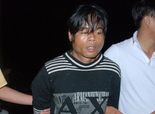 Nghi phạm Hồ Văn Công (37 tuổi, còn gọi Pả Trí)