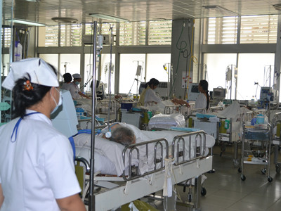 Bệnh nhân bị tai biến mạch máu não điều trị ở BV Chợ Rẫy