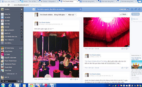 Nhiều người lập ra hội những người yêu thích shisha trên facebook . Nhiều người lập ra hội những người yêu thích shisha trên facebook