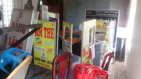 Kho giữ các tang vật, phương tiện vi phạm chất đầy