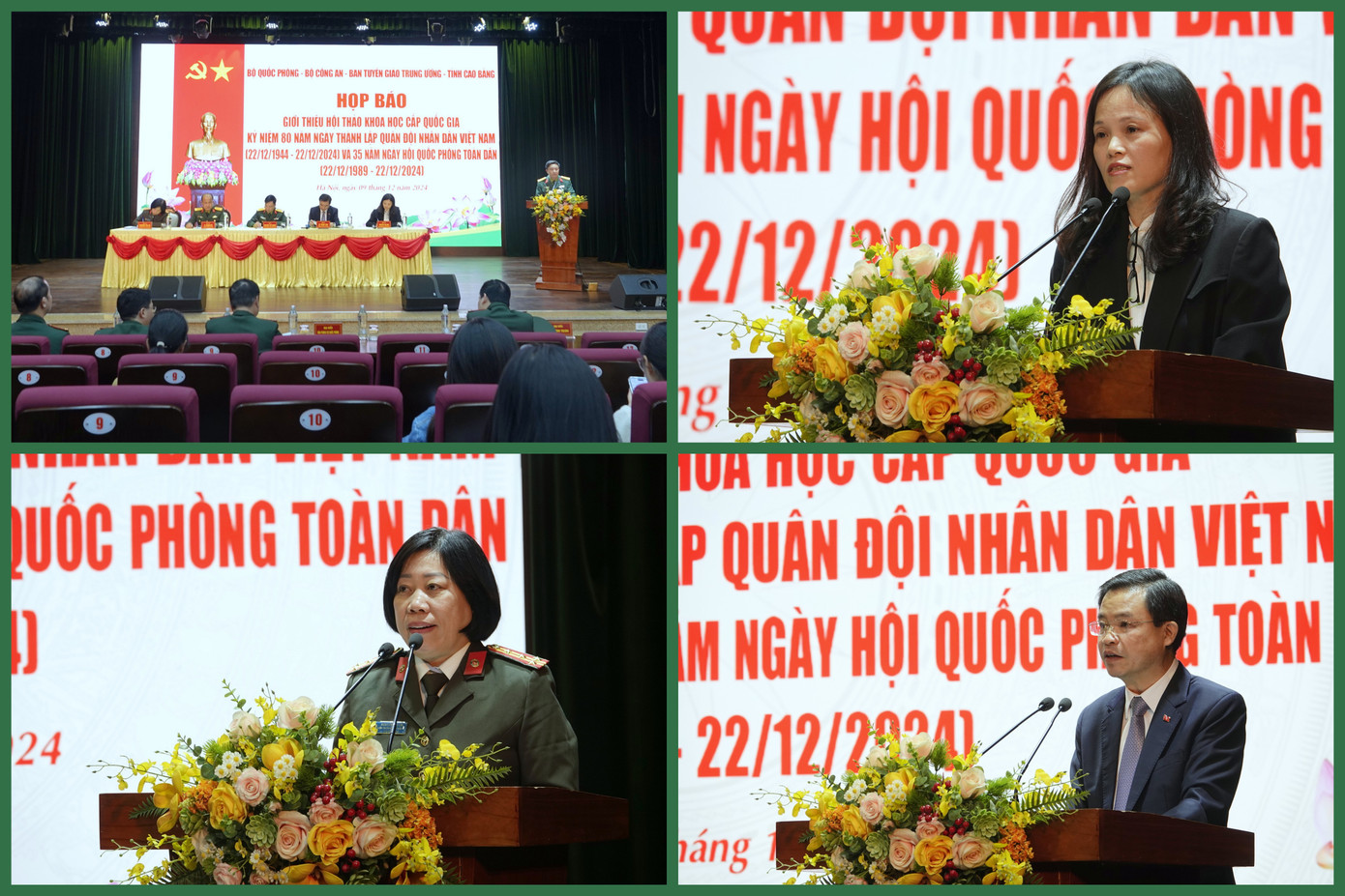 Quang cảnh họp báo. Quang cảnh họp báo.