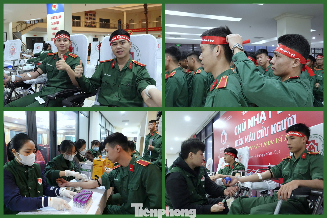 Chủ Nhật Đỏ lần thứ XVI có sự tham gia hiến máu của 530 cán bộ, đoàn viên thanh niên Trường Sĩ quan Chính trị, tiếp nhận 524 đơn vị máu an toàn. Chủ Nhật Đỏ lần thứ XVI có sự tham gia hiến máu của 530 cán bộ, đoàn viên thanh niên Trường Sĩ quan Chính trị, tiếp nhận 524 đơn vị máu an toàn.
