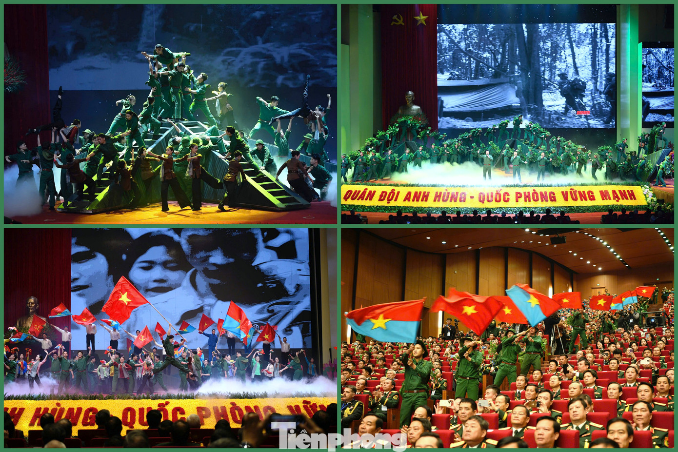Chương trình sử thi nghệ thuật “80 năm dưới Quân kỳ Quyết thắng” chào mừng Lễ kỷ niệm 80 năm Ngày thành lập Quân đội nhân dân Việt Nam; 35 năm Ngày hội Quốc phòng toàn dân. Chương trình sử thi nghệ thuật “80 năm dưới Quân kỳ Quyết thắng” chào mừng Lễ kỷ niệm 80 năm Ngày thành lập Quân đội nhân dân Việt Nam; 35 năm Ngày hội Quốc phòng toàn dân.