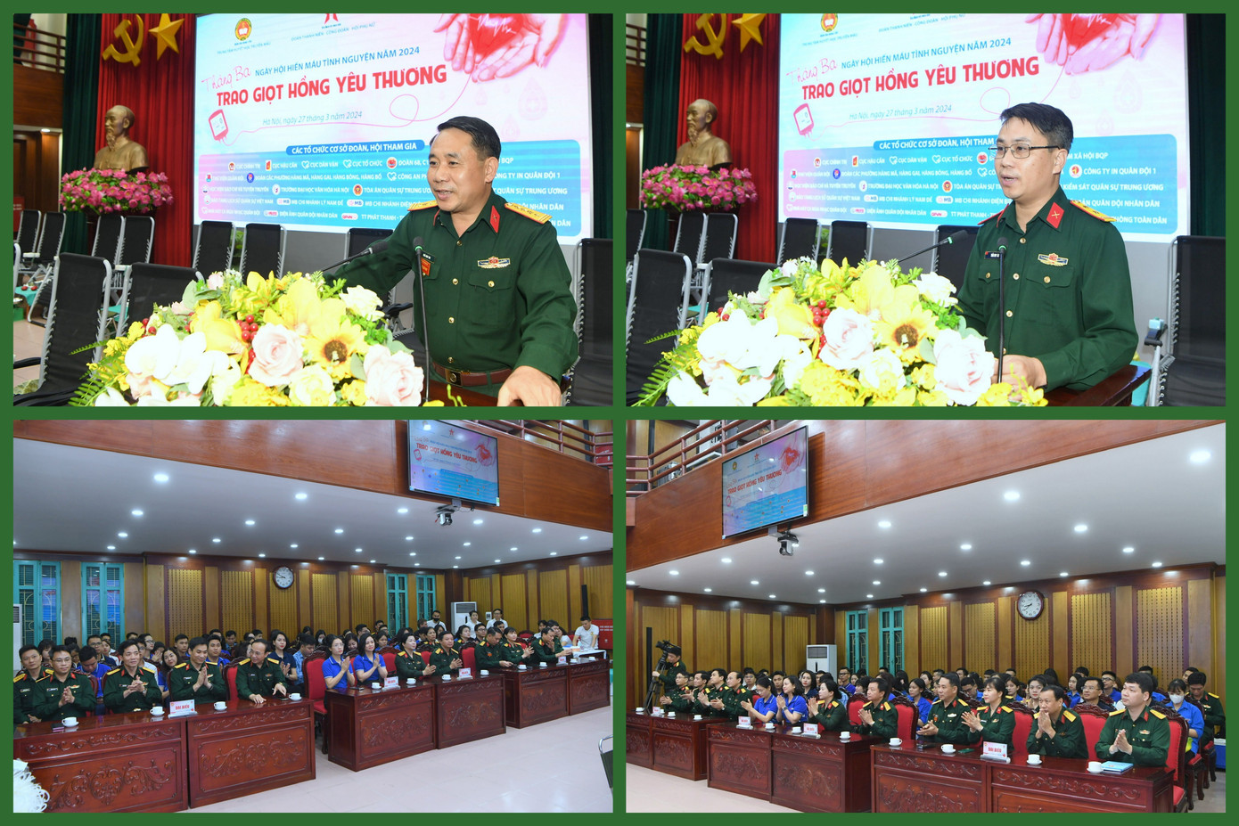 Lễ khai mạc Ngày hội “Tháng Ba trao giọt hồng yêu thương”, sáng 27/3.