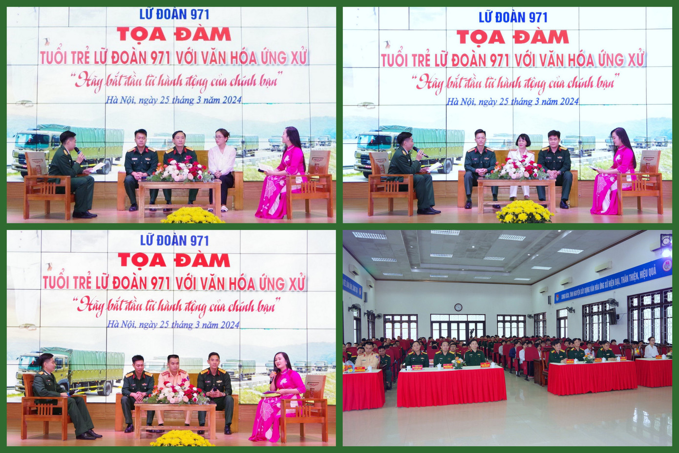 Quang cảnh chương trình tọa đàm, chiều 25/3.