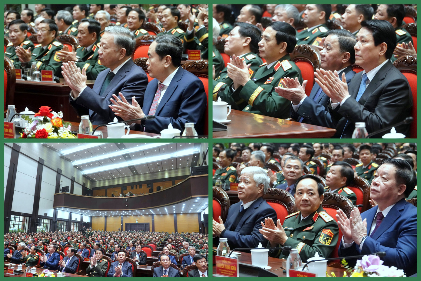 Lãnh đạo Đảng, Nhà nước và các đại biểu dự lễ kỷ niệm. Lãnh đạo Đảng, Nhà nước và các đại biểu dự lễ kỷ niệm.