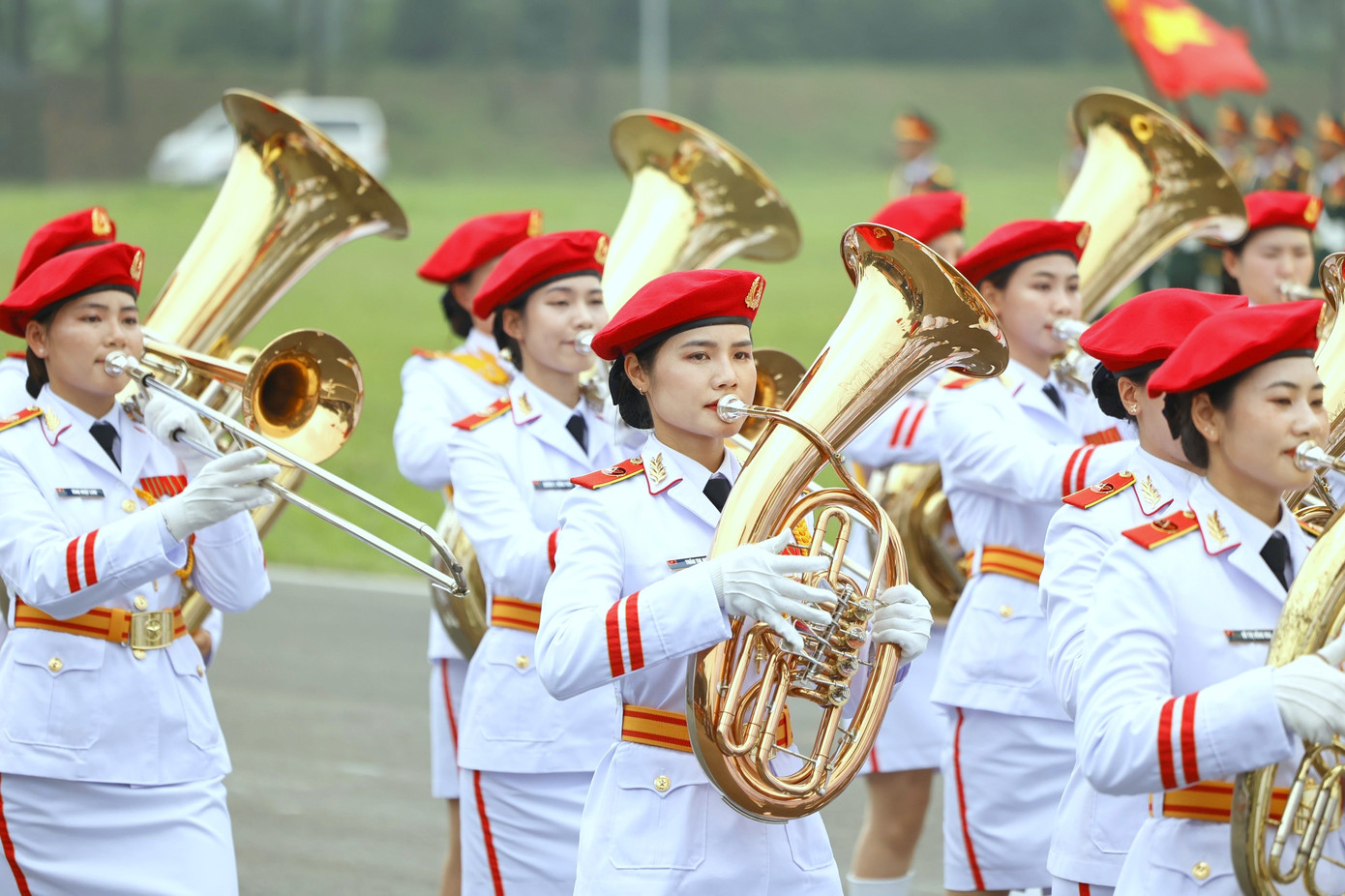 Khối quân nhạc.