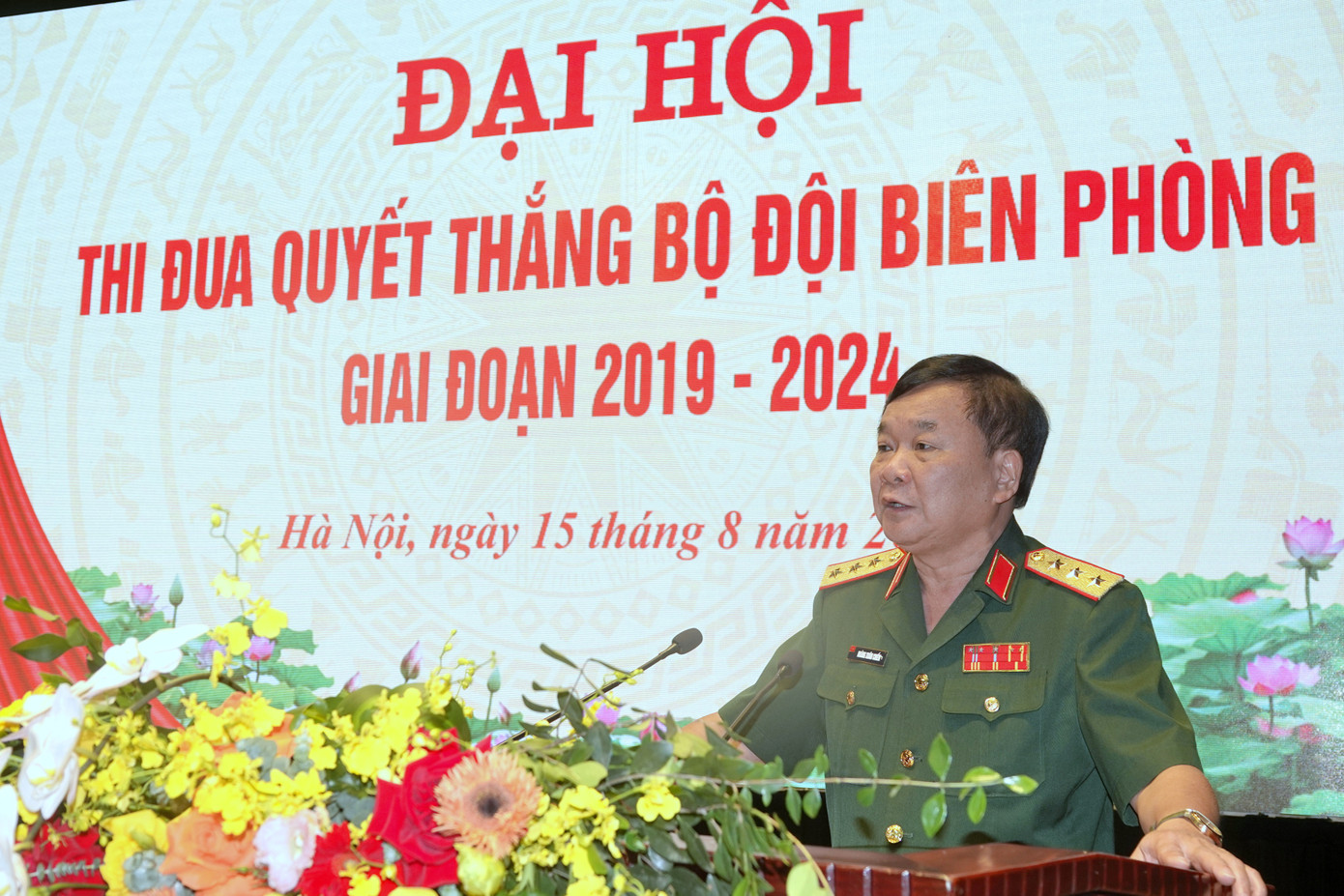 Thượng tướng Hoàng Xuân Chiến phát biểu chỉ đạo đại hội. Thượng tướng Hoàng Xuân Chiến phát biểu chỉ đạo đại hội.