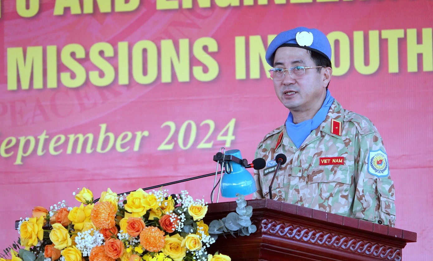 Thiếu tướng Phạm Mạnh Thắng - Cục trưởng Cục GGHB Việt Nam, thông tin về công tác chuẩn bị lên đường thực hiện nhiệm vụ của BVDC 2.6 và ĐCB số 3.