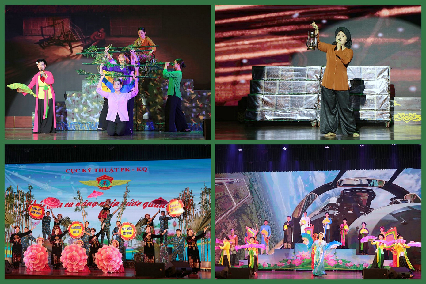 Một số tiết mục tiêu biểu của các đội thi tại Liên hoan Hát ru, hát dân ca và âm nhạc cổ truyền.