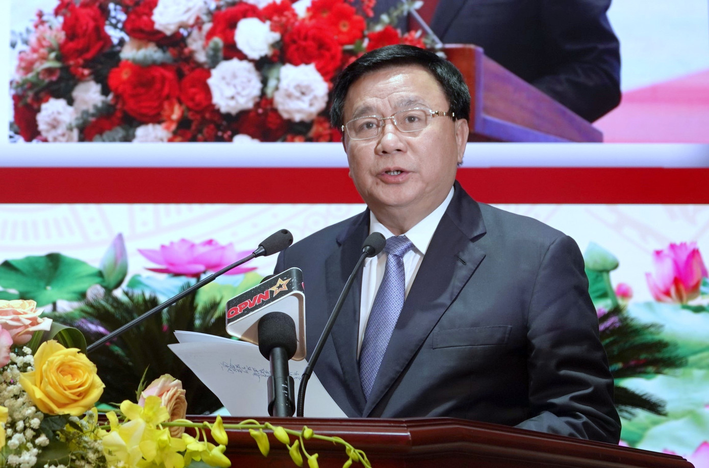 Chủ tịch Hội đồng Lý luận Trung ương Nguyễn Xuân Thắng phát biểu kết luận Hội thảo.