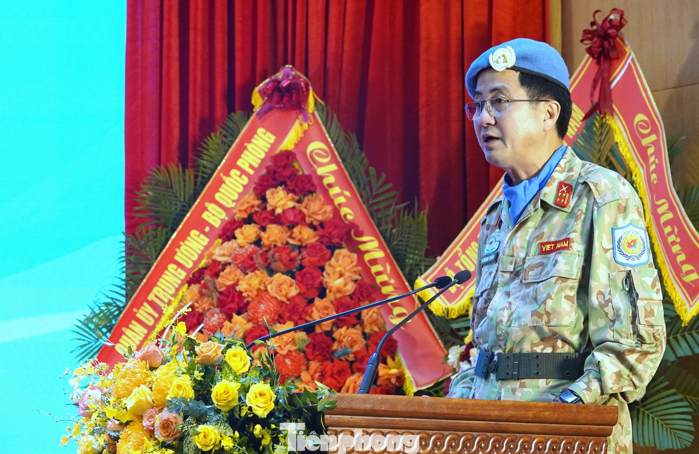 Đại tá Phạm Mạnh Thắng - Cục trưởng Cục GGHB Việt Nam, ôn lại truyền thống tự hào của lực lượng mũ nồi xanh Việt Nam trong 10 năm qua.