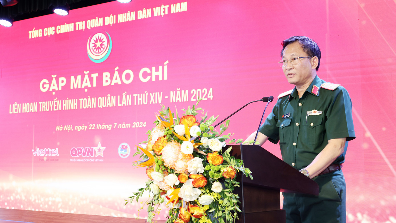 Thiếu tướng Nguyễn Kim Tôn cho biết, từ năm 1995 đến nay, Tổng cục Chính trị QĐND Việt Nam đã tổ chức 13 kỳ Liên hoan truyền hình toàn quân với định kỳ 5 năm hai lần. Thiếu tướng Nguyễn Kim Tôn cho biết, từ năm 1995 đến nay, Tổng cục Chính trị QĐND Việt Nam đã tổ chức 13 kỳ Liên hoan truyền hình toàn quân với định kỳ 5 năm hai lần.