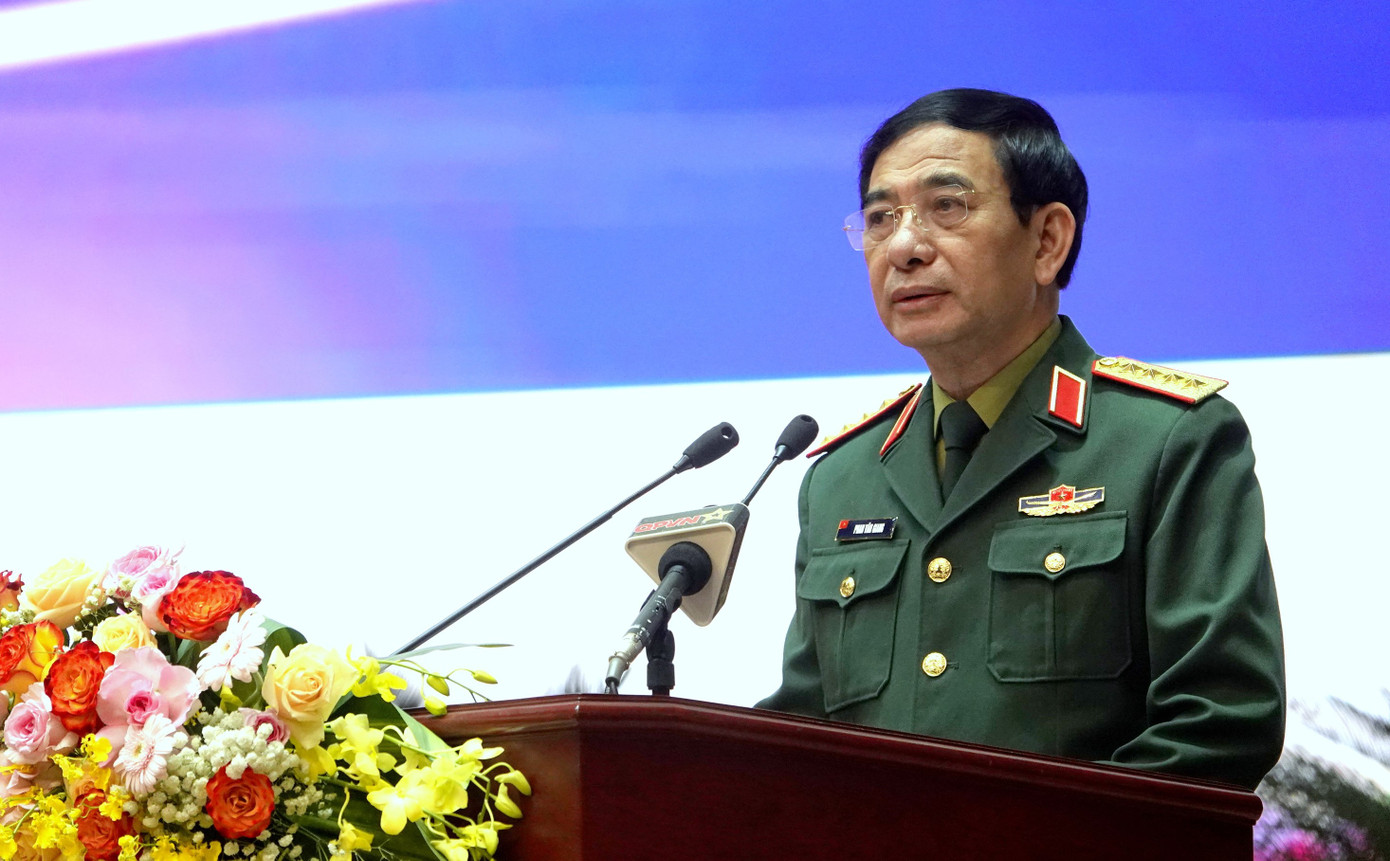 Đại tướng Phan Văn Giang - Ủy viên Bộ Chính trị, Phó Bí thư Quân uỷ T.Ư, Bộ trưởng Bộ Quốc phòng. Ảnh: Nguyễn Minh