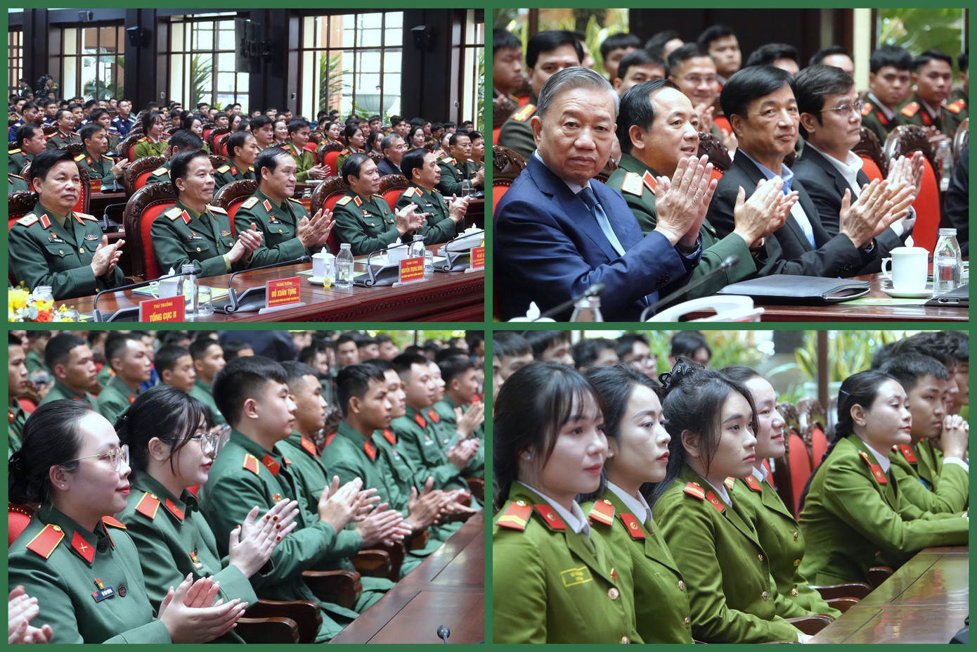 Tham dự chương trình có Đại tướng Phan Văn Giang - Ủy viên Bộ Chính trị, Phó Bí thư Quân ủy Trung ương, Bộ trưởng Bộ Quốc phòng; Bí thư Trung ương Đảng, Chánh Văn phòng Trung ương Đảng Nguyễn Duy Ngọc; Thượng tướng Trịnh Văn Quyết - Bí thư Trung ương Đảng, Chủ nhiệm Tổng cục Chính trị Quân đội nhân dân Việt Nam; Đại tướng Nguyễn Tân Cương - Ủy viên Trung ương Đảng, Tổng Tham mưu trưởng, Thứ trưởng Bộ Quốc phòng; Thượng tướng Vũ Hải Sản - Ủy viên Trung ương Đảng, Thứ trưởng Bộ Quốc phòng; anh Bùi Quang Huy - Ủy viên dự khuyết Trung ương Đảng, Bí thư thứ nhất Trung ương Đoàn.