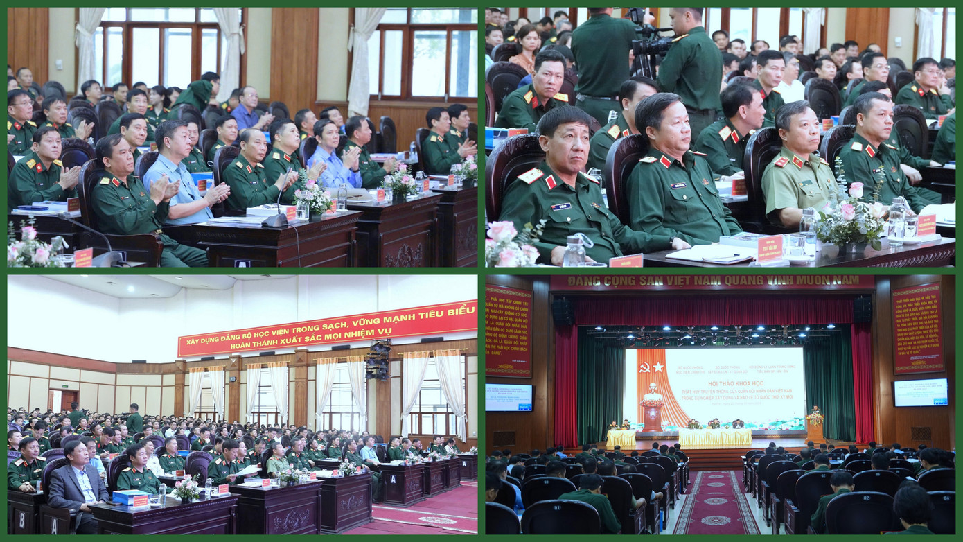 Các đại biểu dự hội thảo, sáng 22/10.