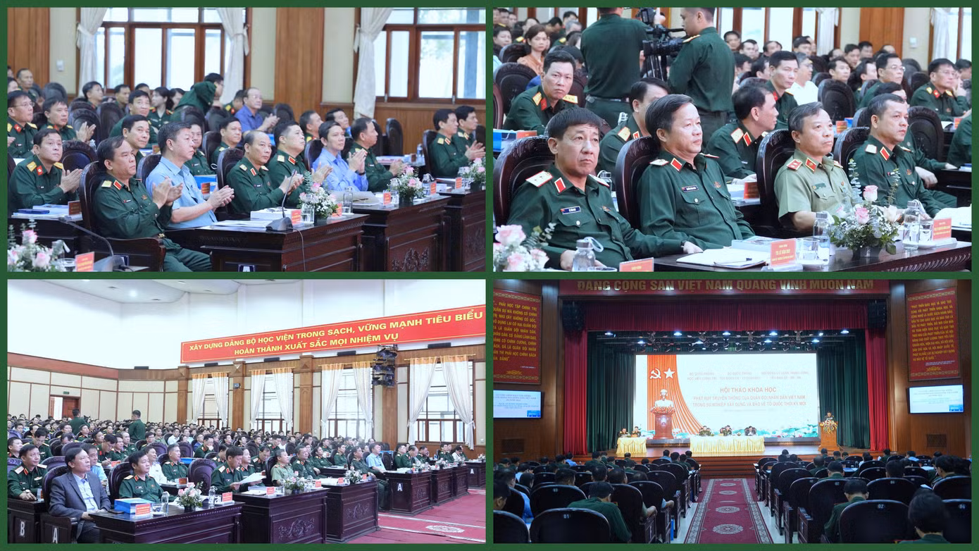 Các đại biểu dự hội thảo, sáng 22/10.