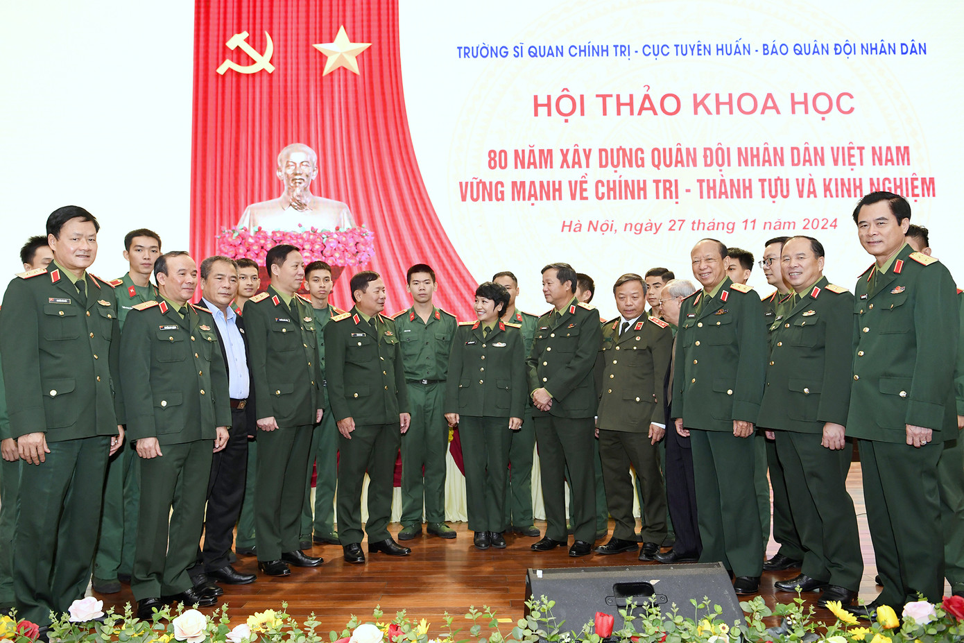 Hội thảo là hoạt động hướng tới kỷ niệm 80 năm Ngày thành lập Quân đội nhân dân Việt Nam (22/12/1944 - 22/12/2024) và 35 năm Ngày hội Quốc phòng toàn dân (22/12/1989 - 22/12/2024). Hội thảo là hoạt động hướng tới kỷ niệm 80 năm Ngày thành lập Quân đội nhân dân Việt Nam (22/12/1944 - 22/12/2024) và 35 năm Ngày hội Quốc phòng toàn dân (22/12/1989 - 22/12/2024).