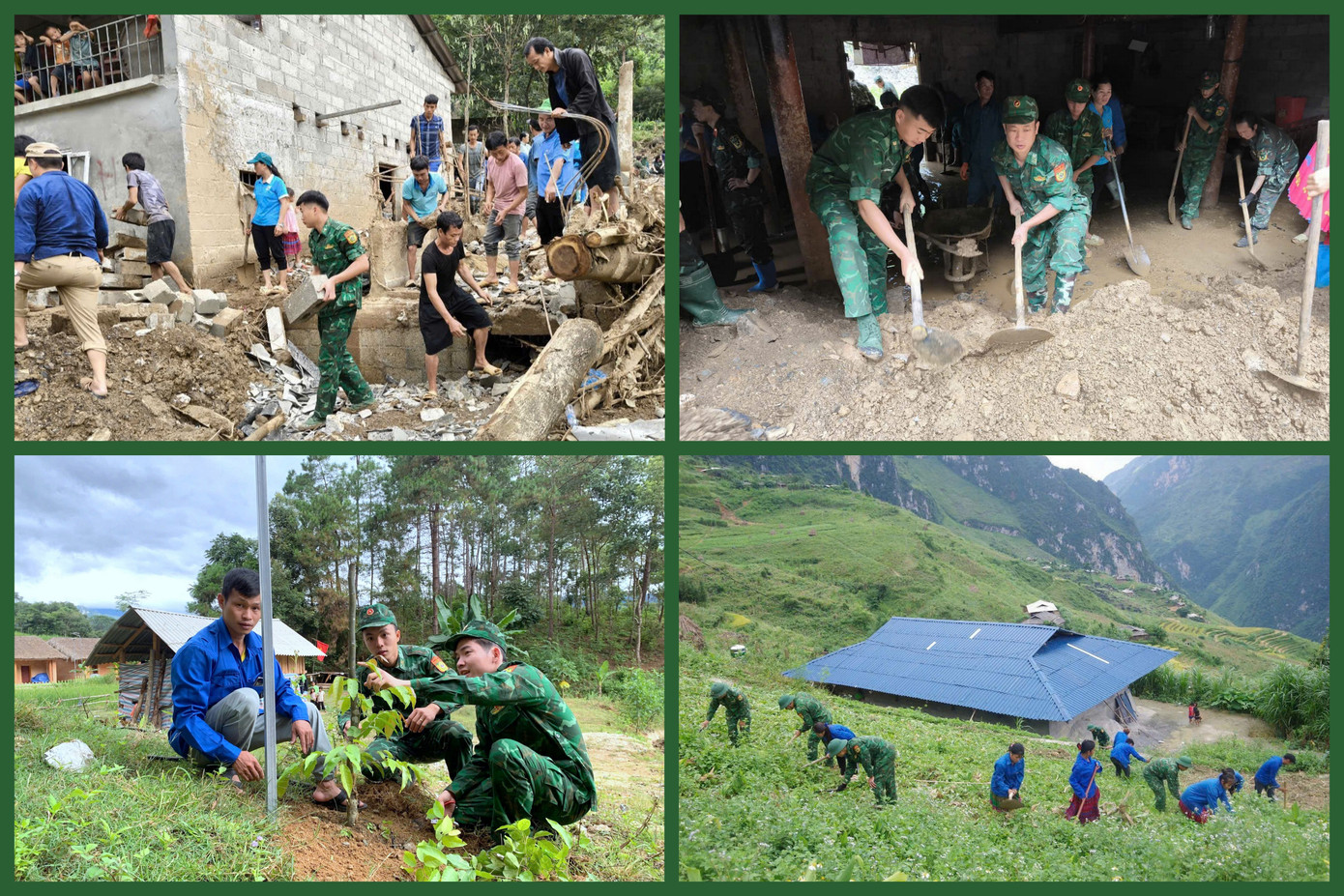 Cuộc sống của đồng bào vùng cao Hà Giang thay đổi từng ngày nhờ một phần đóng góp từ những việc làm thiết thực của những người trẻ áo lính quân hàm xanh.