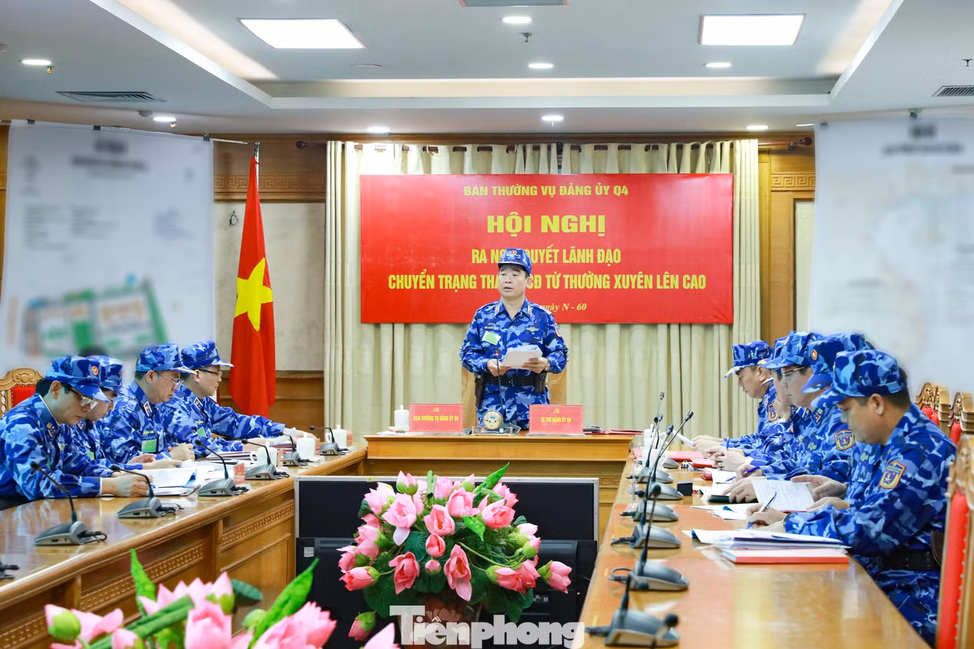 Đảng ủy Cảnh sát biển ra Nghị quyết lãnh đạo chuyển trạng thái sẵn sàng chiến đấu từ thường xuyên lên cao.