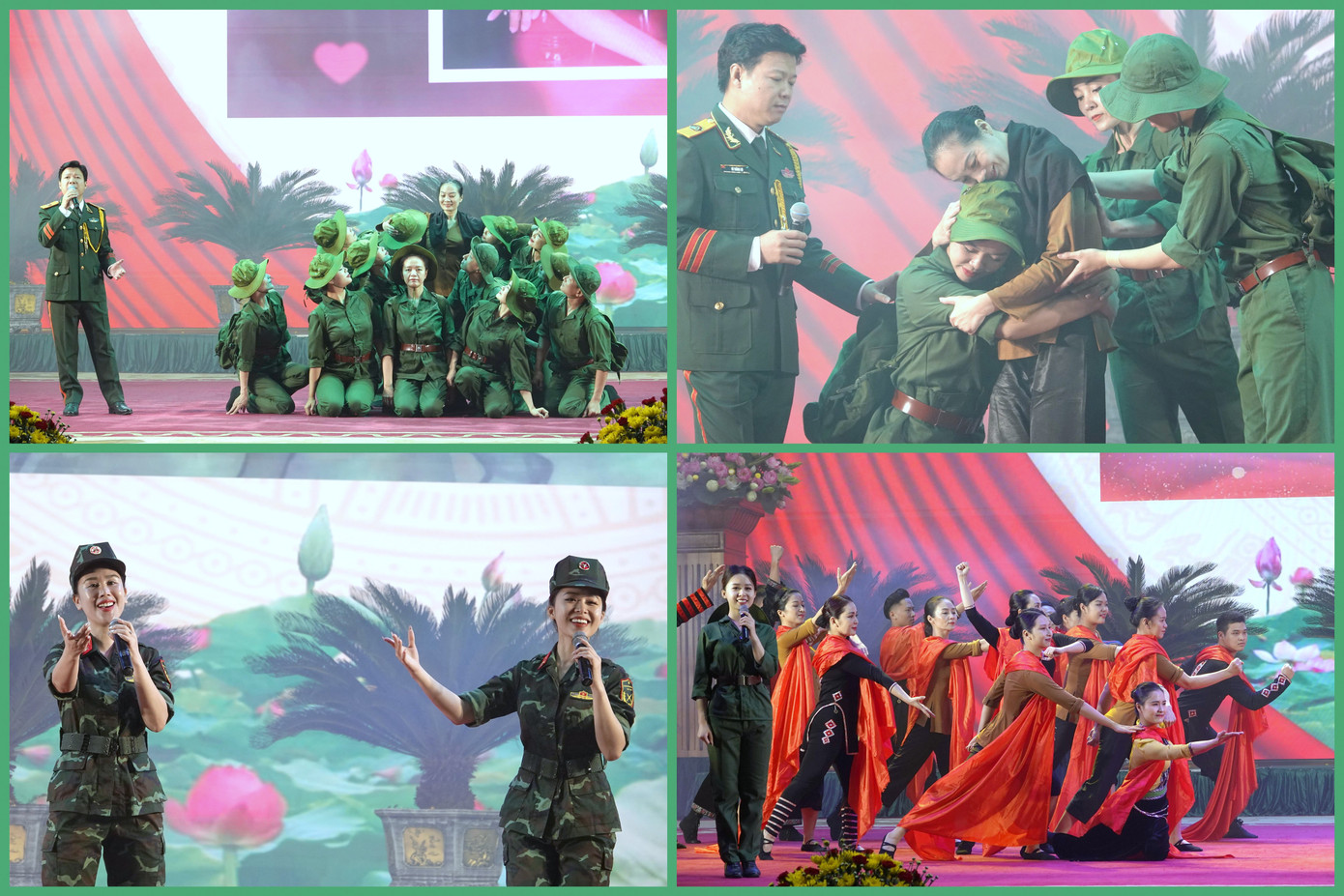 Chương trình nghệ thuật sâu lắng tại buổi gặp mặt.