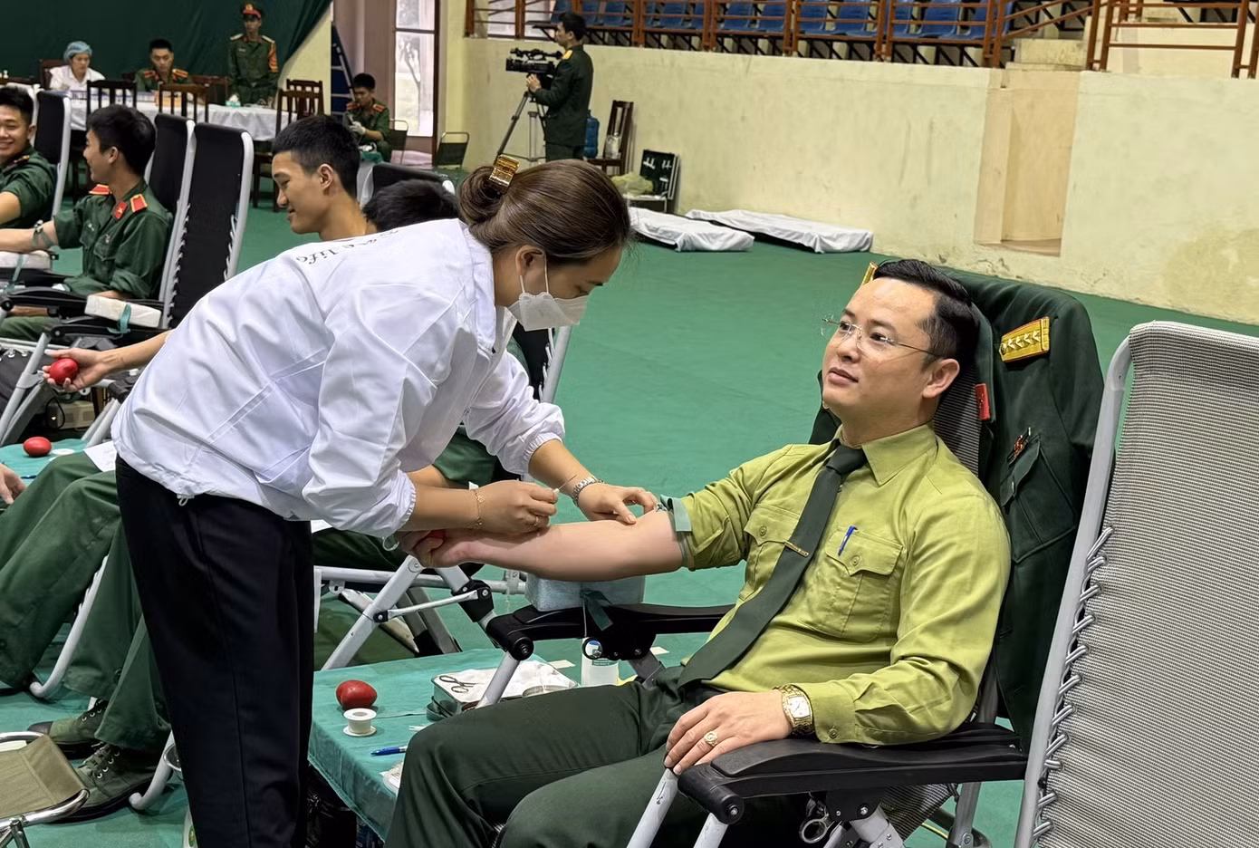 Đây là hoạt động thiết thực trong Tháng Thanh niên 2024 của tuổi trẻ Trường Sĩ quan Lục quân 1.