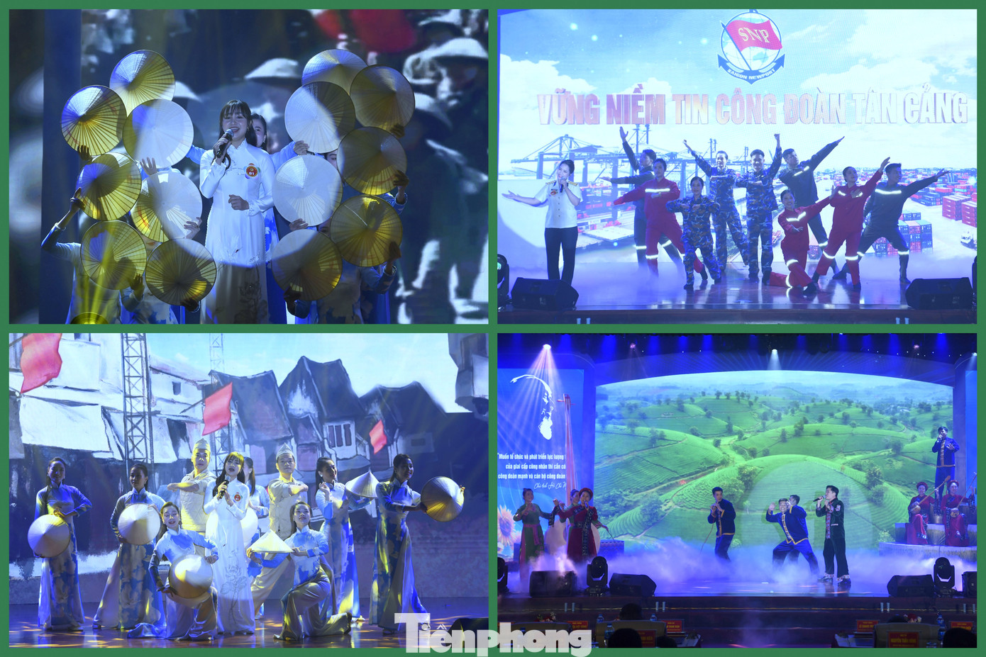 Một số tiết mục xuất sắc được công diễn tại lễ bế mạc hội thi.