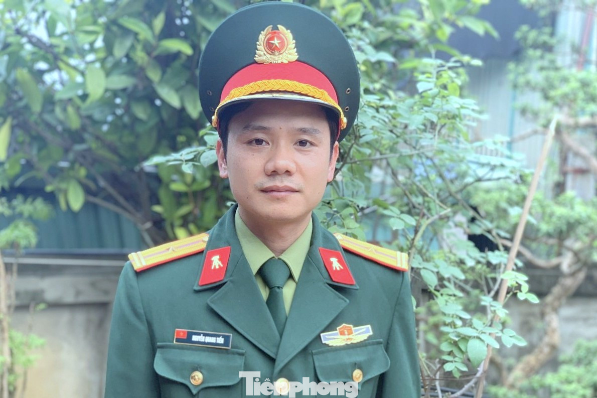 Thiếu tá quân nhân chuyên nghiệp Nguyễn Quang Tiến