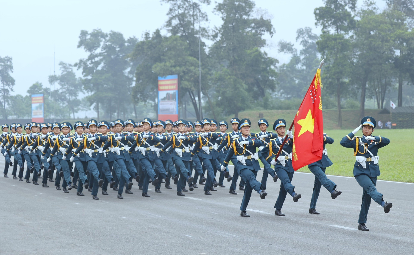 Khối sĩ quan Phòng không - Không quân.