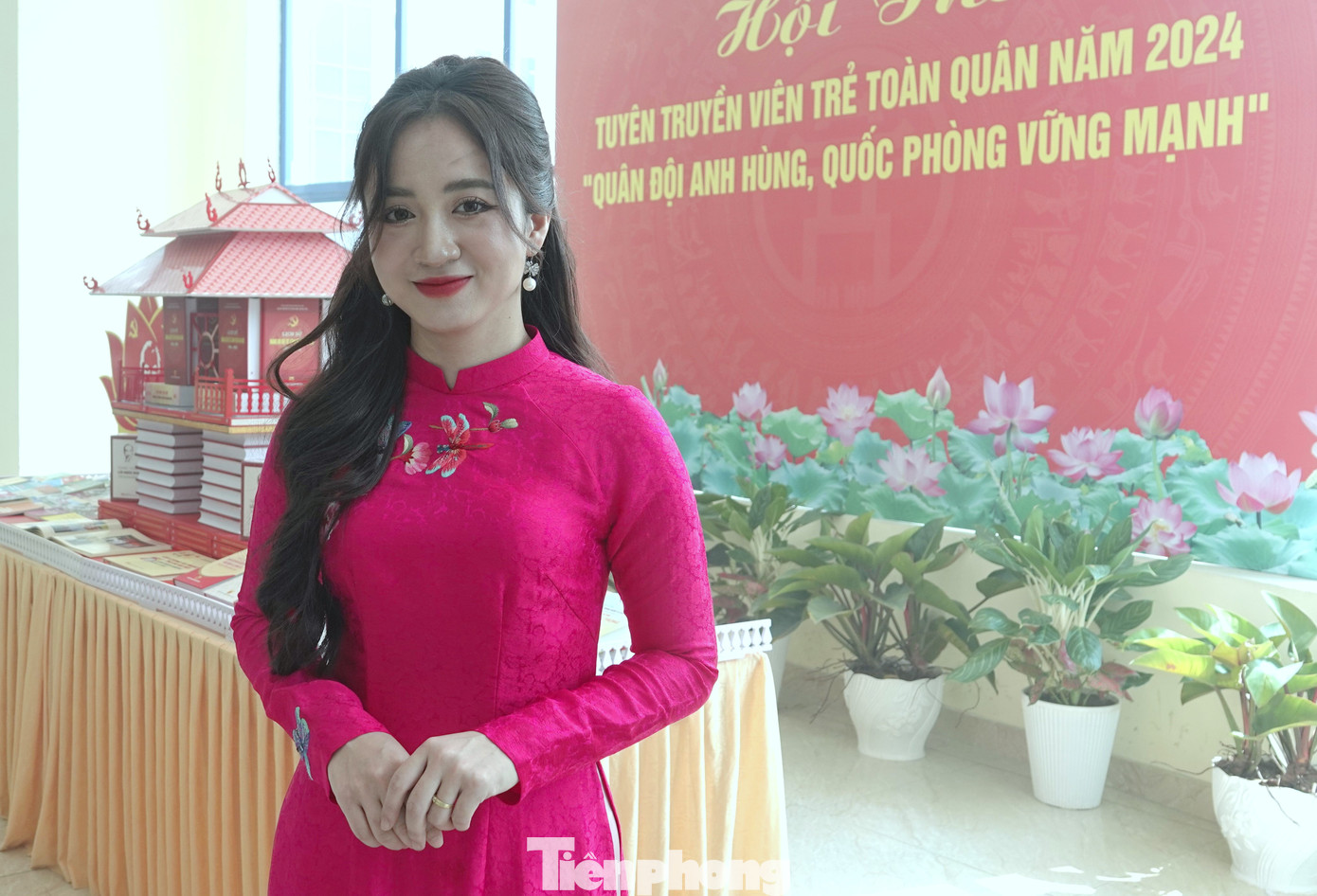 Bí thư Đoàn cơ sở Nhà máy Z115 Dương Thị Thu Hà.