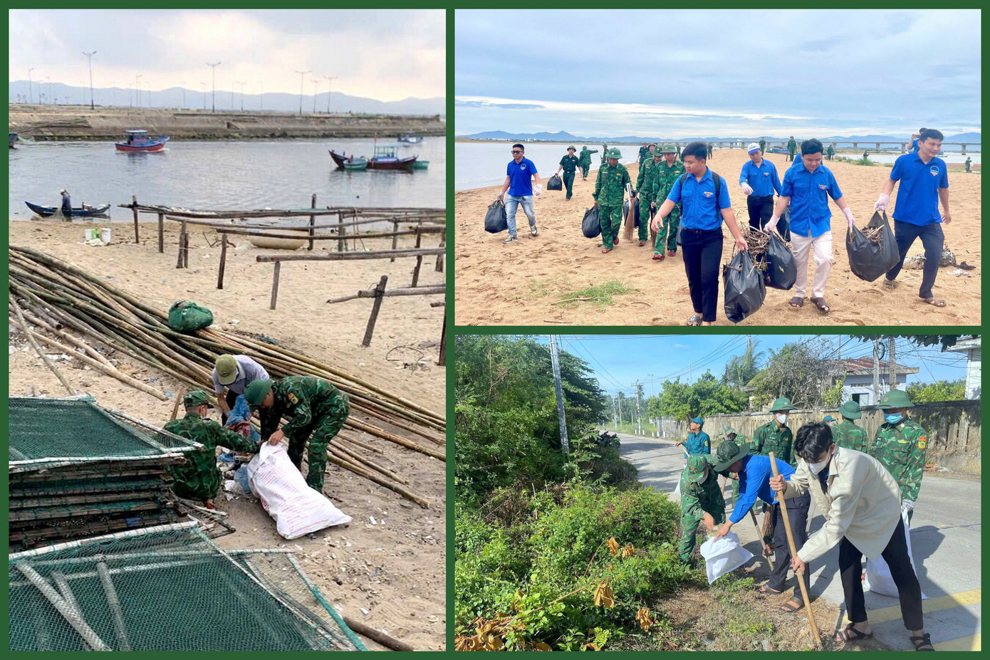 Tuổi trẻ lực lượng Biên phòng Phú Yên cùng tổ chức Đoàn địa phương chung tay vì cuộc sống cộng đồng.