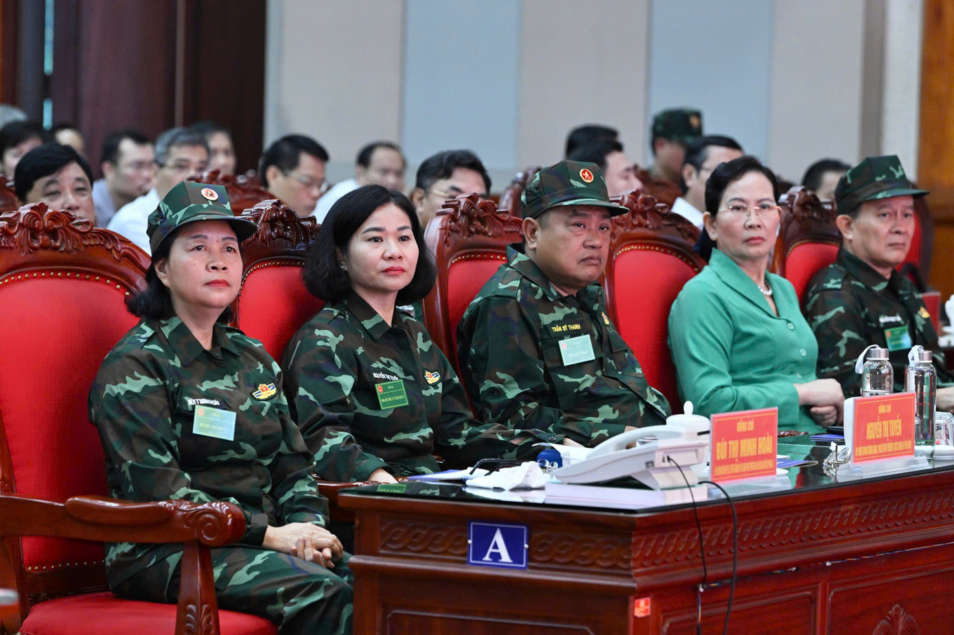 Lãnh đạo Thành phố Hà Nội và các đại biểu dự khai mạc diễn tập. Lãnh đạo Thành phố Hà Nội và các đại biểu dự khai mạc diễn tập.