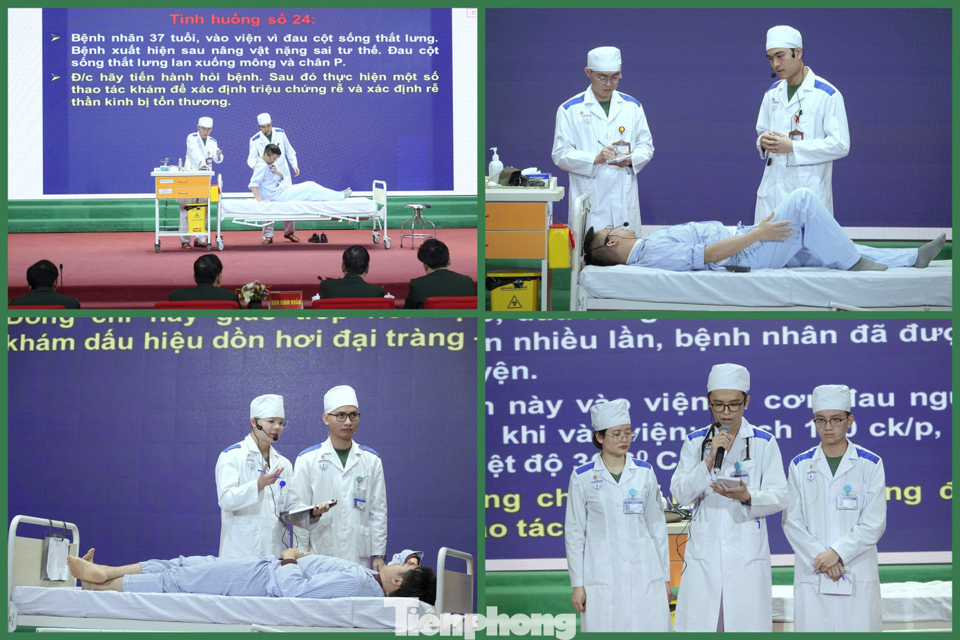 Hội thao gồm 2 vòng thi: Kỹ năng giao tiếp, hỏi bệnh và khám bệnh; kỹ năng phân tích xét nghiệm. Hội thao gồm 2 vòng thi: Kỹ năng giao tiếp, hỏi bệnh và khám bệnh; kỹ năng phân tích xét nghiệm.