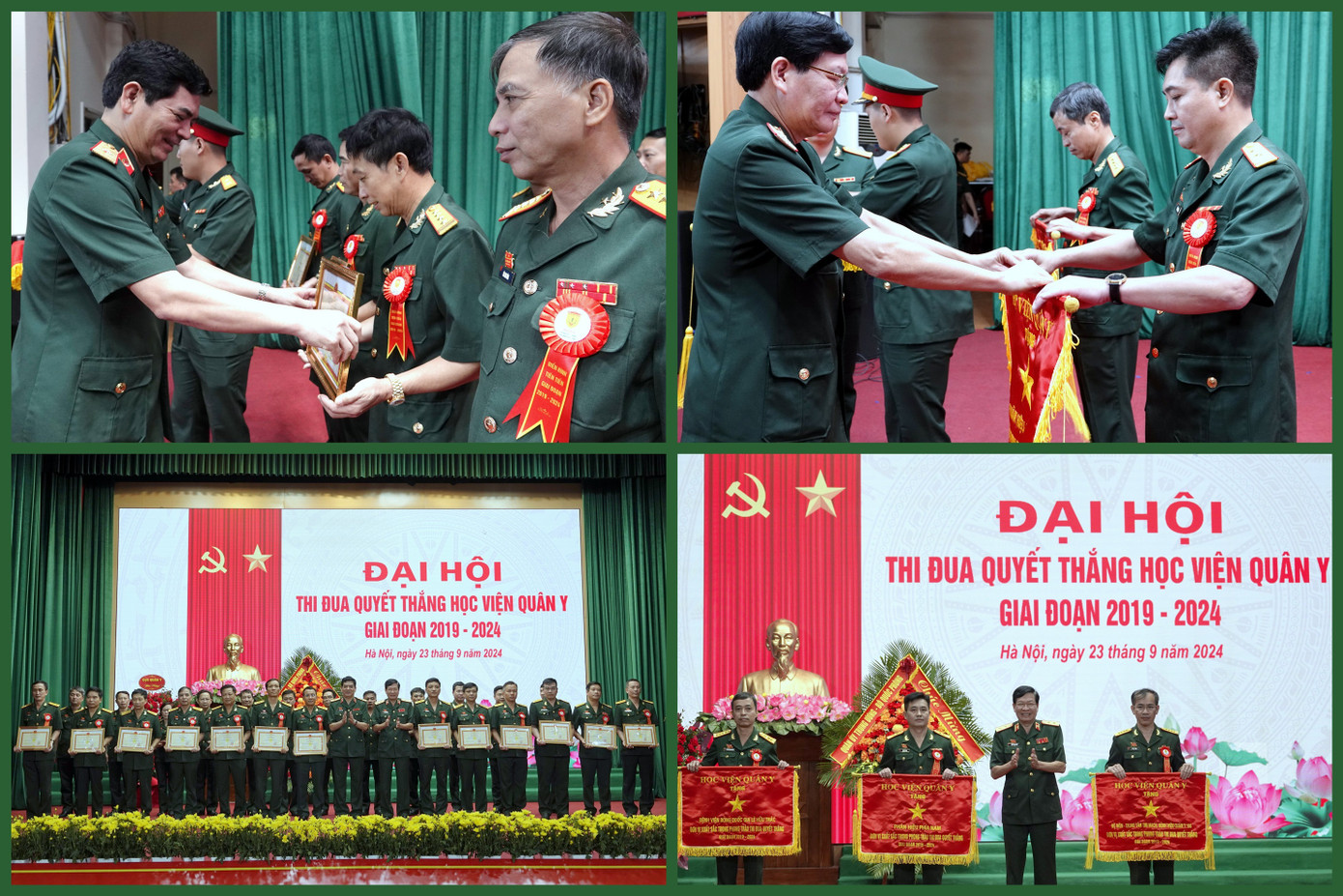 Lãnh đạo Học viện Quân y trao thưởng các tập thể, cá nhân xuất sắc trong phong trào TĐQT giai đoạn 2019-2024. Lãnh đạo Học viện Quân y trao thưởng các tập thể, cá nhân xuất sắc trong phong trào TĐQT giai đoạn 2019-2024.
