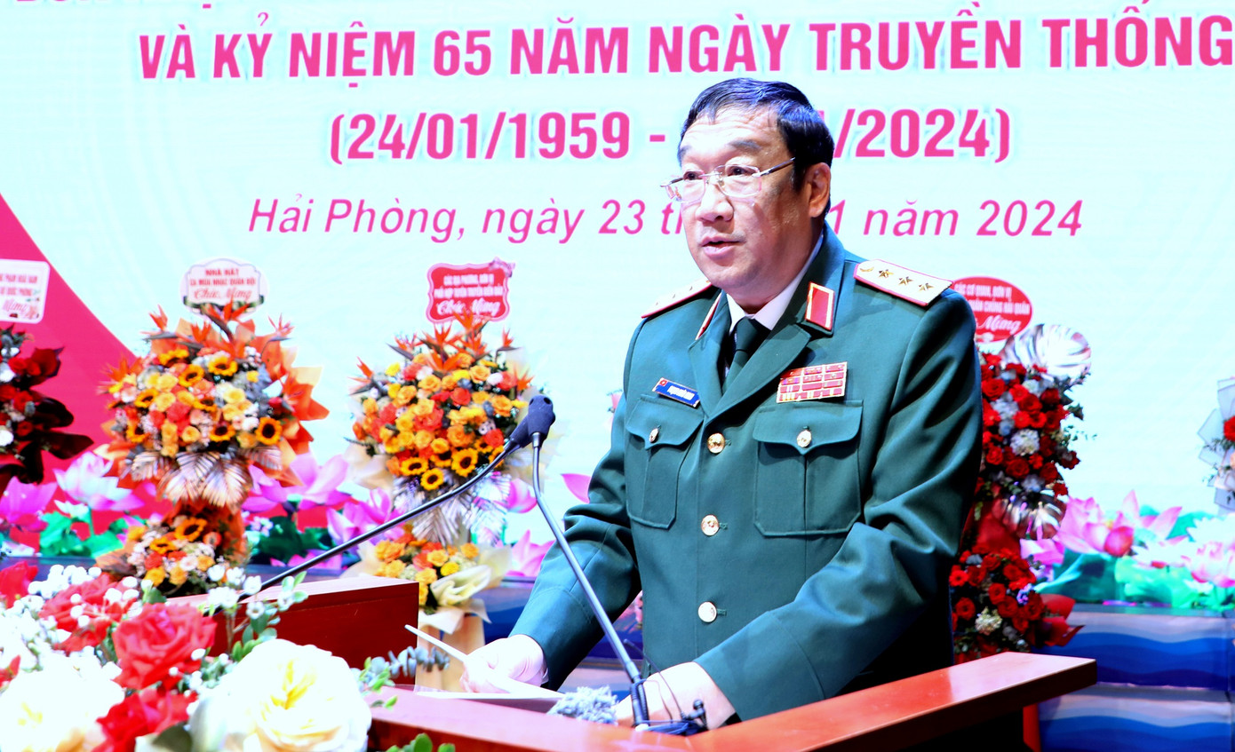 Thượng tướng Phạm Hoài Nam phát biểu tại lễ kỷ niệm. Thượng tướng Phạm Hoài Nam phát biểu tại lễ kỷ niệm.