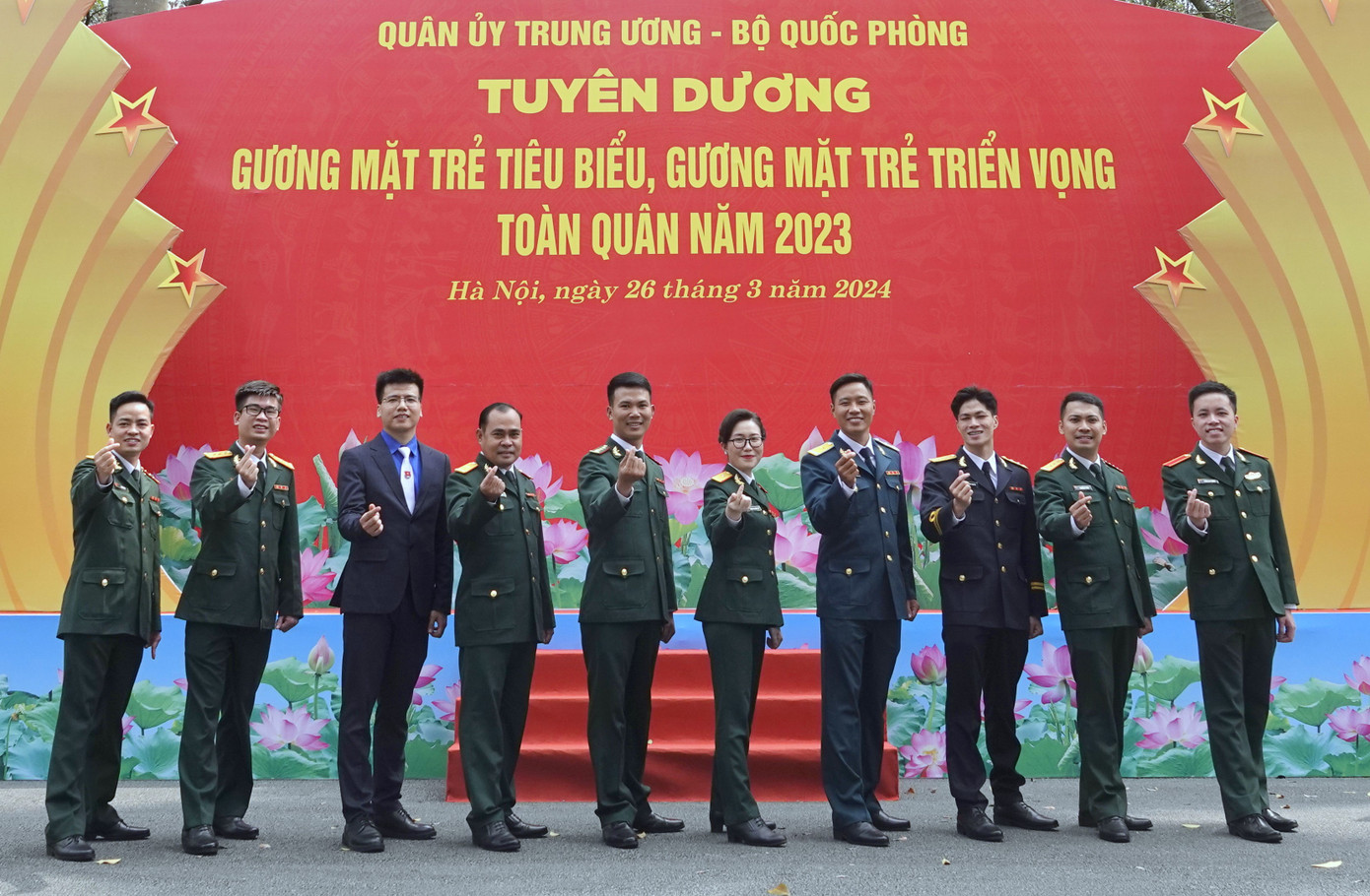 10 Gương mặt trẻ tiêu biểu toàn quân năm 2023.