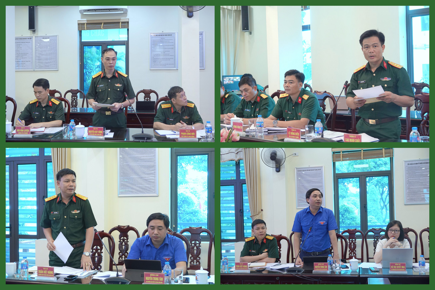 Tại buổi làm việc, các đại biểu đã tập trung thảo luận về công tác xây dựng Đoàn; triển khai các phong trào, mô hình thanh niên; triển khai Chiến dịch TNTN Hè; công tác giáo dục, rèn luyện, chăm lo cho ĐVTN… trong Quân đội và Binh chủng Hóa học. Tại buổi làm việc, các đại biểu đã tập trung thảo luận về công tác xây dựng Đoàn; triển khai các phong trào, mô hình thanh niên; triển khai Chiến dịch TNTN Hè; công tác giáo dục, rèn luyện, chăm lo cho ĐVTN… trong Quân đội và Binh chủng Hóa học.