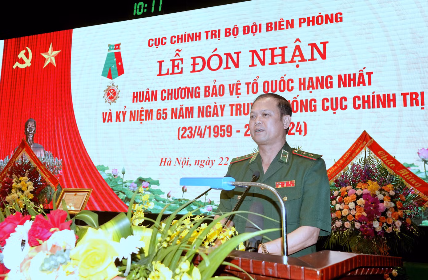 Trung tướng Nguyễn Anh Tuấn - Bí thư Đảng ủy, Chính ủy BĐBP, phát biểu tại lễ kỷ niệm. Trung tướng Nguyễn Anh Tuấn - Bí thư Đảng ủy, Chính ủy BĐBP, phát biểu tại lễ kỷ niệm.