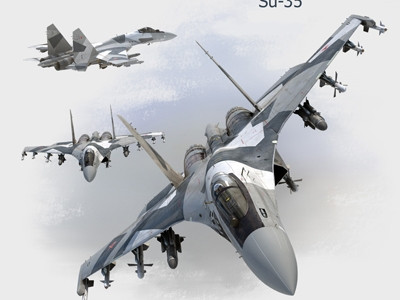 Máy bay chiến đấu Su - 35 của Nga. Ảnh: Prencise 3D Modeling