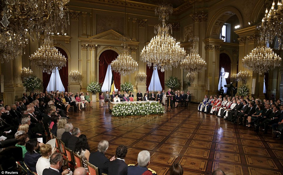 Đông đảo quan khách tới tham dự lễ tuyên thệ nhậm chức của tân vương Bỉ Philippe 