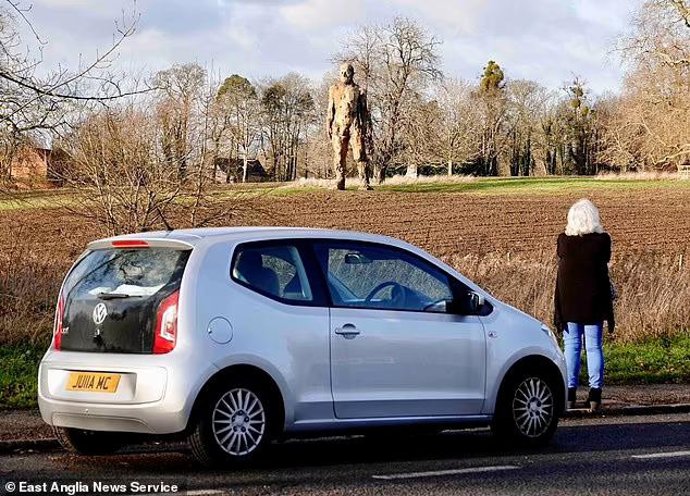 Nhiều người ca ngợi diện mạo ấn tượng của bức tượng. Nhiều người ca ngợi diện mạo ấn tượng của bức tượng.