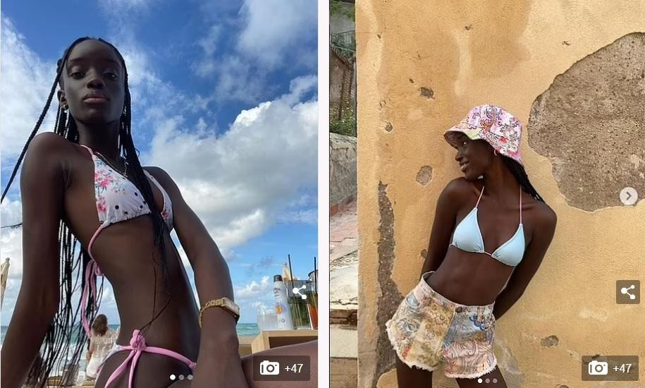 Maty Fall (19 tuổi) là người mẫu Ý gốc Senegal. Cô ra mắt trên sàn catwalk của Saint Laurent năm 2020.