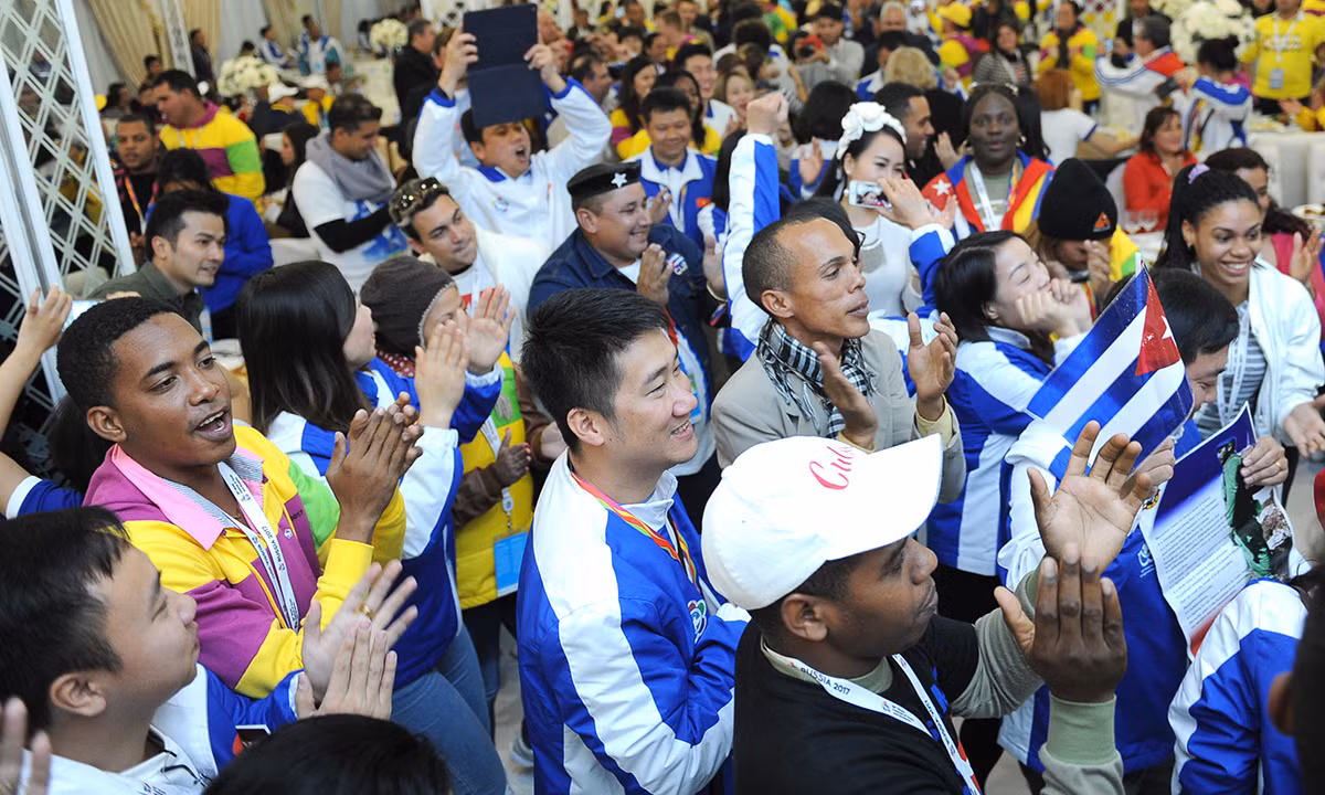 Nồng ấm đêm giao lưu Việt Nam - Cu Ba tại Festival thanh niên, sinh viên thế giới ảnh 15